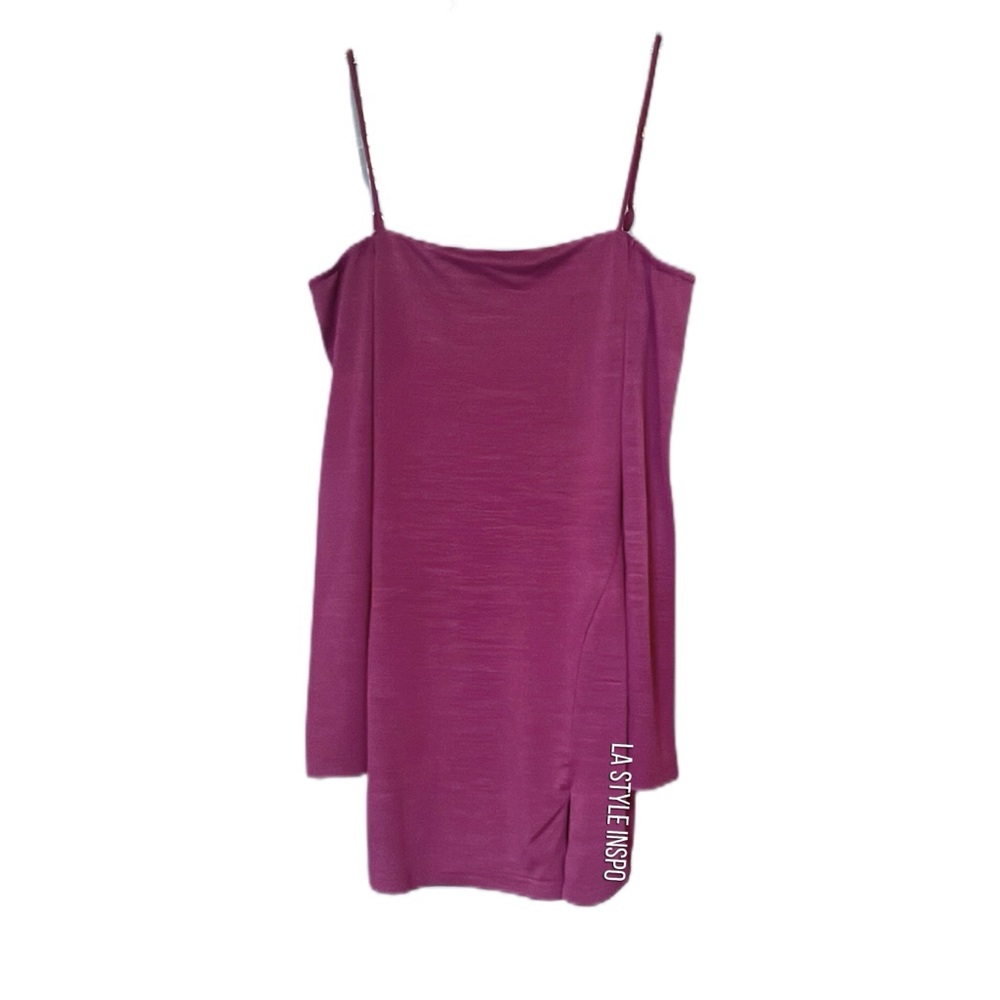 REVOLVE All the Ways Spaghetti Strap Mini Dress Magenta Purple Size XS